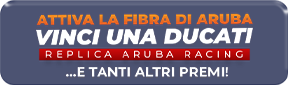 Attiva la fibra di Aruba e vinci una Ducati Replica Aruba Racing...e tanti altri premi! 